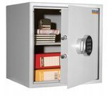 Sejf 3mm! 49 litrów 40x40cm zamek elektroniczny, kolor: RAL7035 (jasnoszary) (wymiary: 400x400x377 mm) 09276452