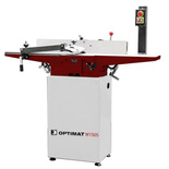 Strugarko wyrówniarka Optimat z wałem spiralnym 400V (szerokość robocza: 152 mm, wymiary stołu roboczego: 1210x185 mm, moc: 1100 W) 44383011