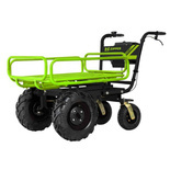 Wózek transportowy, taczka elektryczna Zipper (udźwig: 300 kg, rama rozkładana: 886 x 700 x 203 mm do 1086 x 1165 x 203 mm, moc: 400 W) 44382235