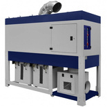 Odciąg do pyłów i wiórów drzewnych (wydajność odsysania: 6500 m3/h, moc silnika: 5,5 kW / 400 V, 50 Hz) 02879811