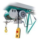 Wciągarka linowa budowlana 230V z kasetą sterowniczą na kablu 1.5 m (udźwig: 500 kg, wysokość podnoszenia: 42 m, moc: 1,5kW) 05668347