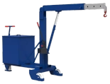 Żuraw warsztatowy i montażowy, obsługiwany ręcznie bez przeciwwagi balastowej 1150 kg (udźwig: 1000 kg, zakres skoku: 280-3200 mm) 56382508