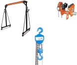 Suwnica bramowa, wózek, wyciągarka łańcuchowa (udźwig: 1000 kg, szer. : 2300 mm, wys. podn: 2500-3600 mm, wys. podn. wciągarki: 3m) 32285071884