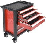 Wózek, szafka serwisowa z narzędziami, 6 szuflad, 177 narzędzia (wymiary: 97,5x76,5x46,5 cm) 65669921