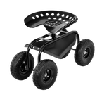 Siedzisko na kółkach Hillvert - ogrodowe - 150 kg 45675950