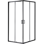 Kabina prysznicowa kwadratowa Czarna Black 80x80cm 5MM 23180200