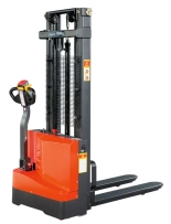 Wózek podnośnikowy elektryczny czerwony (udźwig: 1500 kg, długość wideł: 1150mm, wysokość podnoszenia: 3000 mm) 00581573