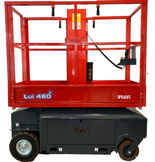 Podest dwuosobowy (udźwig: 280 kg, maks. wysokość robocza: 4620 mm, rozmiar podnośnika: 1659x760x1850) 03080901