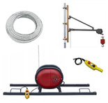 Napęd wciągarki przykręcana 325/30m + szyna H - do wyboru sterowanie ręczne, lina, ramię robocze z masztem 08179942