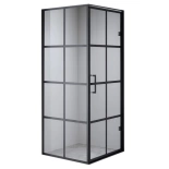 Kabina prysznicowa kwadratowa 80x80 cm Czarna 23183152