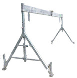 Suwnica bramowa aluminiowa składana + wyciągarka (udźwig: 1500 kg, szerokość: 4,23m, wys. dla pracy wyciągarki: 2,23-4,00m, szerokość stelaży: 2,30m) 99978253