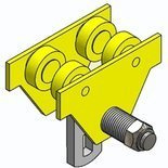 RANG Wózek szynowy jednobelkowy - bez napędu (udźwig: 2 T, zakres toru jezdnego: 76-165 mm) 10278711
