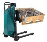 Wózek paletowy podnośnikowy elektryczny z przechyłem GermanTech (max wysokość: 900 mm, udźwig: 800 kg, długość wideł: 1140 mm) 99724829