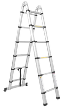 Drabina aluminiowa teleskopowa dwustronna + torba (wysokość robocza: 6,9m) 99674994