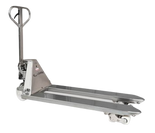 Wózek paletowy unoszący, paleciak ze stali nierdzewnej INOX (udźwig: 2500 kg, długość wideł: 1150 mm) 54582909