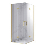 Kabina Prysznicowa narożna kwadratowa 90x90cm Złota 23182524