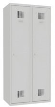 GOREK Metalowa szafa ubraniowa, kolor: RAL7035 (jasnoszary) (wymiary: 1800x800x500 mm, kolor: popielaty) 09276045