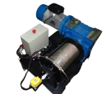 Wciągarka oparta na  zespole motoreduktorów ślimakowego i walcowego 360mb (siła uciągu: 300 kg, moc: 2,2kW 400V) 28878823