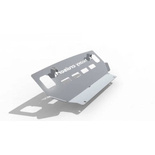 Osłona chłodnic i zderzaka przedniego Mitsubishi Pajero 4 / Montero 4 2006-2014 aluminiowa 59880504