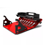 Jeep Grand Cherokee WK WH 2005-2010 płyta montażowa wyciągarki z osłoną czołową czerwona 59880299